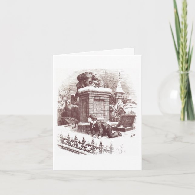 Cartes Pour Fêtes Annuelles Classic Thomas Nast Christmas Card (Devant)