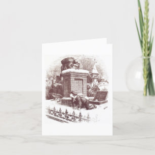 Cartes Pour Fêtes Annuelles Classic Thomas Nast Christmas Card