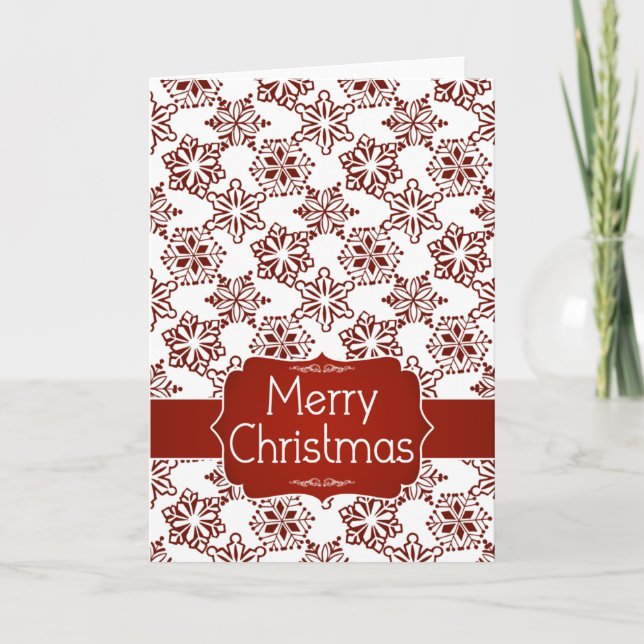 Cartes Pour Fêtes Annuelles Classique de Noël (Devant)