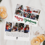 Cartes Pour Fêtes Annuelles Classique Joyeux Noël Année En Revue Dix Photo<br><div class="desc">Célébrez la saison avec cette année unique et classique Joyeux Noël en revue dix cartes de vacances photo avec une touche de charme vintage. Le design minimaliste présente une élégante palette de couleurs rouge et verte, évoquant l'esprit cosy de l'hiver. Son attrait moderne et ludique, associé à la formulation traditionnelle,...</div>