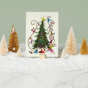 Cartes Pour Fêtes Annuelles Classique Le Grinch Sapin de Noël