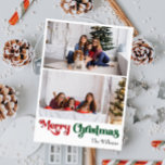 Cartes Pour Fêtes Annuelles Classique Simple Joyeux Noël Vertical Deux Photo<br><div class="desc">Célébrez la saison avec cette unique, classique simple Joyeux Noël vertical deux cartes de vacances photo avec une touche de charme vintage. Le design minimaliste présente une élégante palette de couleurs rouge et blanc, évoquant l'esprit cosy de l'hiver. Son attrait moderne et ludique, associé à la formulation traditionnelle, crée un...</div>