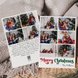 Cartes Pour Fêtes Annuelles Classique Simple Joyeux Noël Vertical Dix Photo<br><div class="desc">Célébrez la saison avec cette carte unique, simple Joyeux Noël vertical dix photo de vacances avec une touche de charme vintage. Le design minimaliste présente une élégante palette de couleurs rouge et verte, évoquant l'esprit cosy de l'hiver. Son attrait moderne et ludique, associé à la formulation traditionnelle, crée un équilibre...</div>