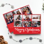 Cartes Pour Fêtes Annuelles Classique Simple Rouge Joyeux Noël Neuf Photo<br><div class="desc">Célébrez la saison avec cette carte unique, simple rouge Joyeux Noël neuf photo de vacances avec une touche de charme vintage. Le design minimaliste présente une élégante palette de couleurs rouge et blanc, évoquant l'esprit cosy de l'hiver. Son attrait moderne et ludique, associé à la formulation traditionnelle, crée un équilibre...</div>