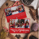 Cartes Pour Fêtes Annuelles Classique Simple Rouge Joyeux Noël Sept Photo<br><div class="desc">Célébrez la saison avec cette carte unique, simple rouge Joyeux Noël sept photo de vacances avec une touche de charme vintage. Le design minimaliste présente une élégante palette de couleurs rouge et blanc, évoquant l'esprit cosy de l'hiver. Son attrait moderne et ludique, associé à la formulation traditionnelle, crée un équilibre...</div>
