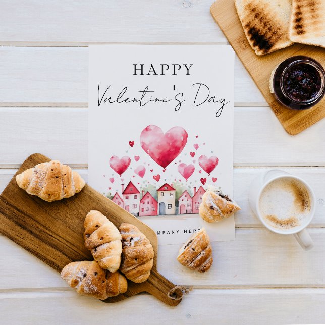 Cartes Pour Fêtes Annuelles Classy Valentine's Day Immobilier Promotionnel (Créateur téléchargé)