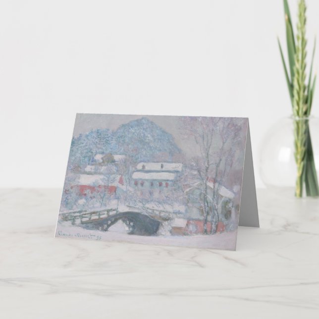 Cartes Pour Fêtes Annuelles Claude Monet (Devant)
