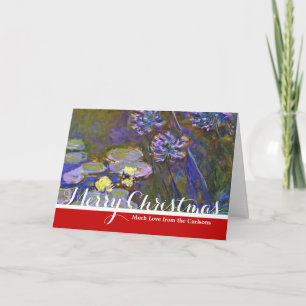 Cartes Pour Fêtes Annuelles Claude Monet Nymphéas Agapanthes