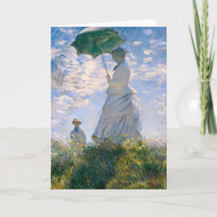 Cartes Pour Fêtes Annuelles Claude Monet - The Promenade