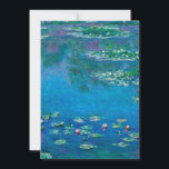 Cartes Pour Fêtes Annuelles Claude Monet - Water Lilies 1906<br><div class="desc">Claude Monet - Water Lilies 1906. Le mariage familial.</div>