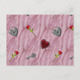 Cartes Pour Fêtes Annuelles Clé de mon coeur Valentine