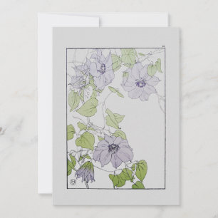 Cartes Pour Fêtes Annuelles Clematis