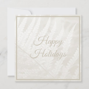 Cartes Pour Fêtes Annuelles Cloud Dancer Botanique Feuillage Noël
