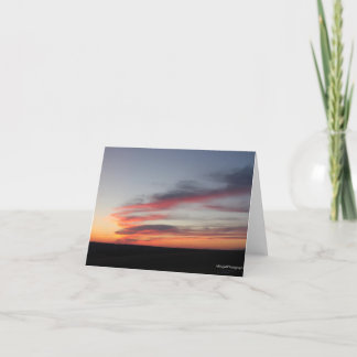 Cartes Pour Fêtes Annuelles Clouds Pastel à Dusk