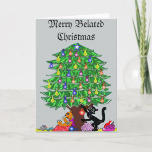 Cartes Pour Fêtes Annuelles Clover the Cat