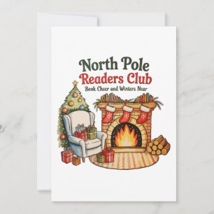 Cartes Pour Fêtes Annuelles Club de lecteurs du pôle Nord Livres de Noël Amour