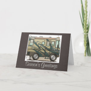 Cartes Pour Fêtes Annuelles Coach Home Motorhome