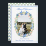 Cartes Pour Fêtes Annuelles Coastère grand-millénial Coquille de Noël 3 Photo<br><div class="desc">Watercolor Coastal Grandmillennial Christmas Seashell Trois photos Carte de vacances. Cette belle carte photo de Noël présente une guirlande de Noël aquarelle avec des arcs blancs comme cadre pour une photo. Le retour de l'invitation est Noël Stockings avec la guirlande de Noël et arcs. Il est parfait si vous cherchez...</div>