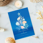 Cartes Pour Fêtes Annuelles Coastère Ocean Beach Seashell Christmas Tree<br><div class="desc">Qui a besoin de flocons de neige quand vous avez des coquillages ! Capturez une décontractée nautique cool et une ambiance côtière de ce fleur de mer de vacances avec notre collection de vacances de Noël inspirée de la mer côtière. Nous avons peint à la main de belles coquillages océaniques...</div>