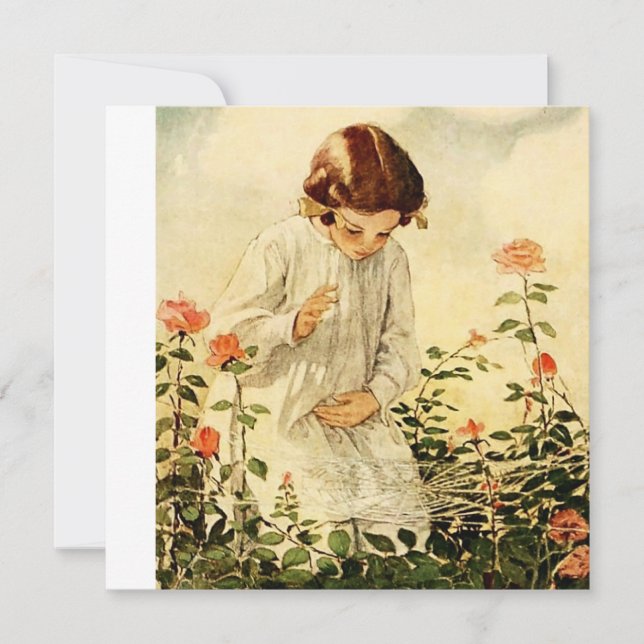 Cartes Pour Fêtes Annuelles Cobweb par Jessie Willcox Smith (Devant)