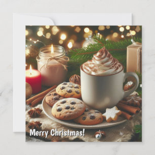 Cartes Pour Fêtes Annuelles Coca de Noël et biscuits Joyeux Noël