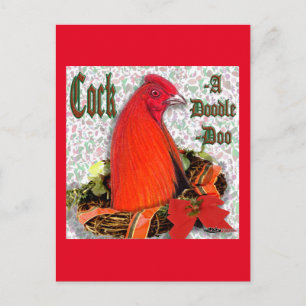 Cartes Pour Fêtes Annuelles Cockadoodledoo