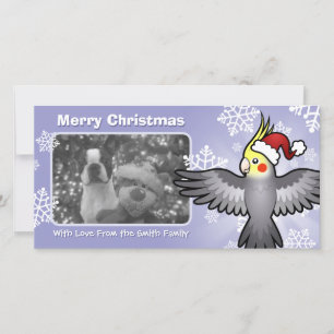 Cartes Pour Fêtes Annuelles Cockatiel de Noël