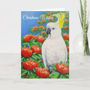 Cartes Pour Fêtes Annuelles Cockatoos - Voeux de Noël