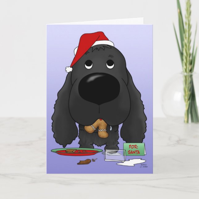 Cartes Pour Fêtes Annuelles Cocker Spaniel Christmas (Devant)