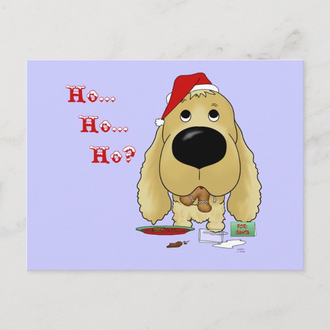 Cartes Pour Fêtes Annuelles Cocker Spaniel Christmas (Devant)
