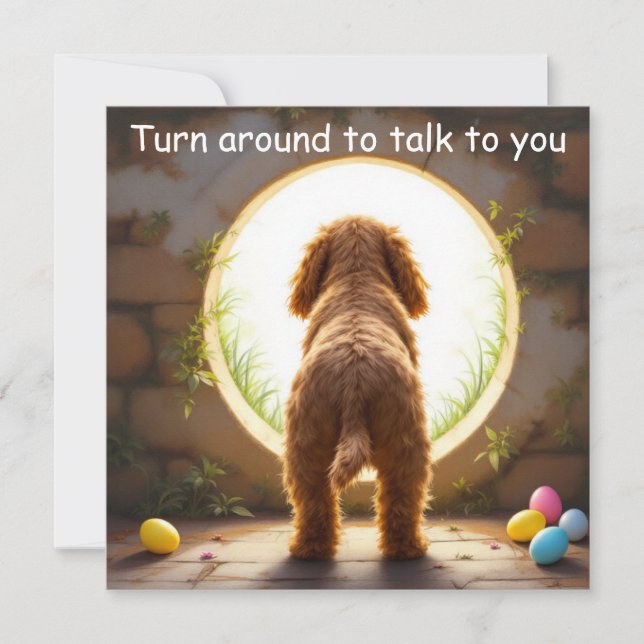 Cartes Pour Fêtes Annuelles Cocker Spaniel - Pâques (Devant)