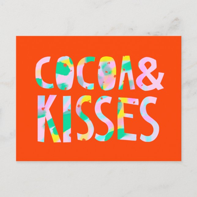 Cartes Pour Fêtes Annuelles Cocoa & Kisses (Devant)