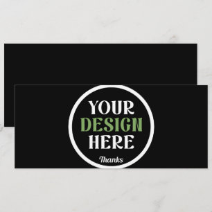Cartes Pour Fêtes Annuelles Code QR de logo noir personnalisé pour la marque c