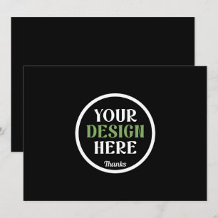 Cartes Pour Fêtes Annuelles Code QR de logo noir personnalisé pour la marque c