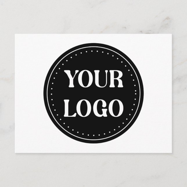 Cartes Pour Fêtes Annuelles Code QR noir élégant et élégant (Devant)