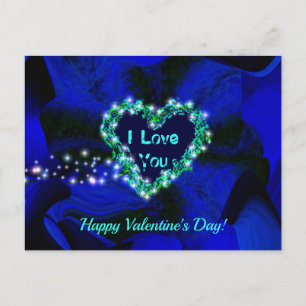 Cartes Pour Fêtes Annuelles Coeur 3D Abstrait, Je t'aime