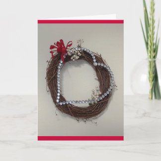 Cartes Pour Fêtes Annuelles Coeur avec des gemmes