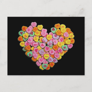 Cartes Pour Fêtes Annuelles Coeur de bonbons Valentine
