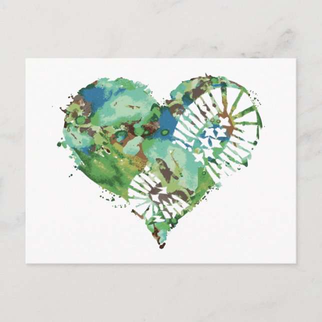 Cartes Pour Fêtes Annuelles coeur de démarrage (Devant)