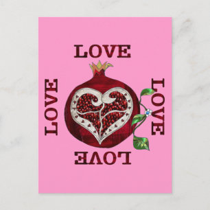 Cartes Pour Fêtes Annuelles Cœur de Grenade AMOUR Saint-Valentin