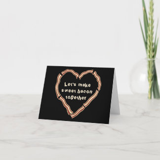 Cartes Pour Fêtes Annuelles Coeur de lard doux