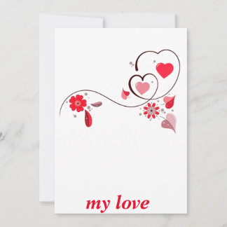 Cartes Pour Fêtes Annuelles coeur de wow moderne,