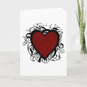 Cartes Pour Fêtes Annuelles Coeur décoratif