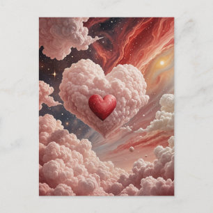 Cartes Pour Fêtes Annuelles Coeur galactique