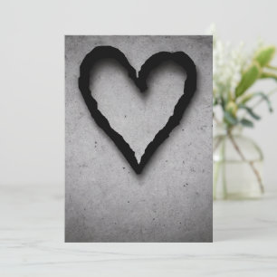 Cartes Pour Fêtes Annuelles Coeur gauche, no 01