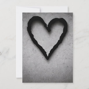 Cartes Pour Fêtes Annuelles Coeur gauche, no 01