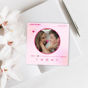 Cartes Pour Fêtes Annuelles Cœur Moderne Amour Éternel Photo Saint-Valentin