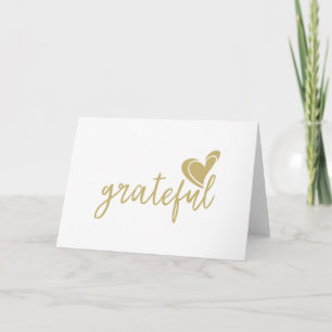 Cartes Pour Fêtes Annuelles cœur reconnaissant