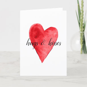 Cartes Pour Fêtes Annuelles Coeur rouge