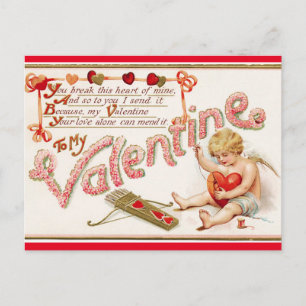 Cartes Pour Fêtes Annuelles Coeur vintage de la Saint-Valentin